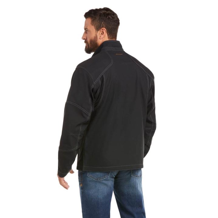 Ariat Rebar Stretch Canvas Softshell Jacket Črne | IVZfU3Mx