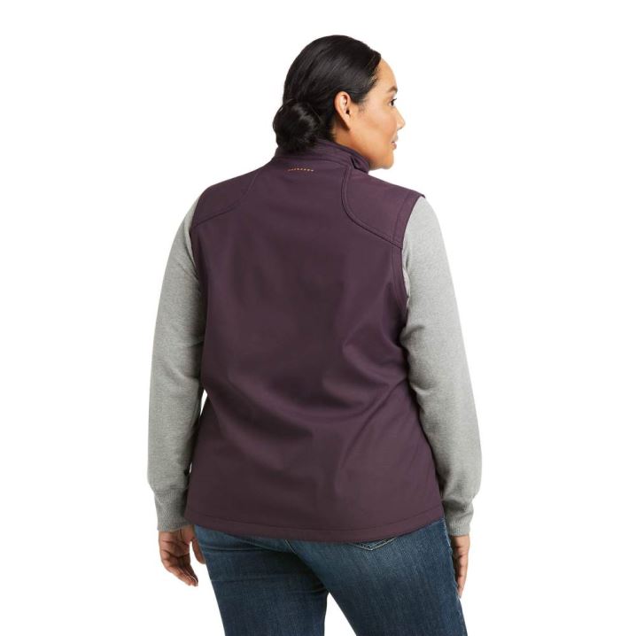 Ariat Rebar Stretch Canvas Softshell Vest Vijolične | XYtvBuzu