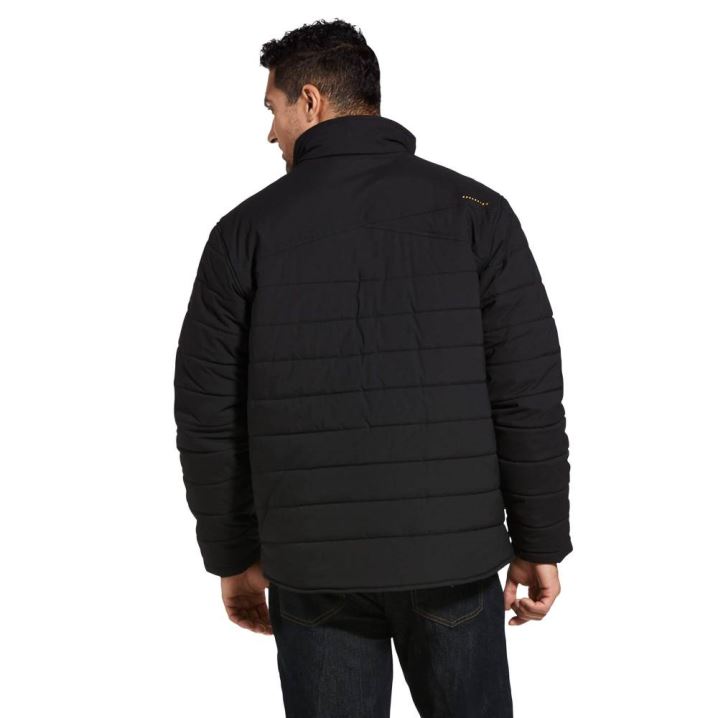 Ariat Rebar Valiant Ripstop Insulated Jacket Črne | K5ItWezq