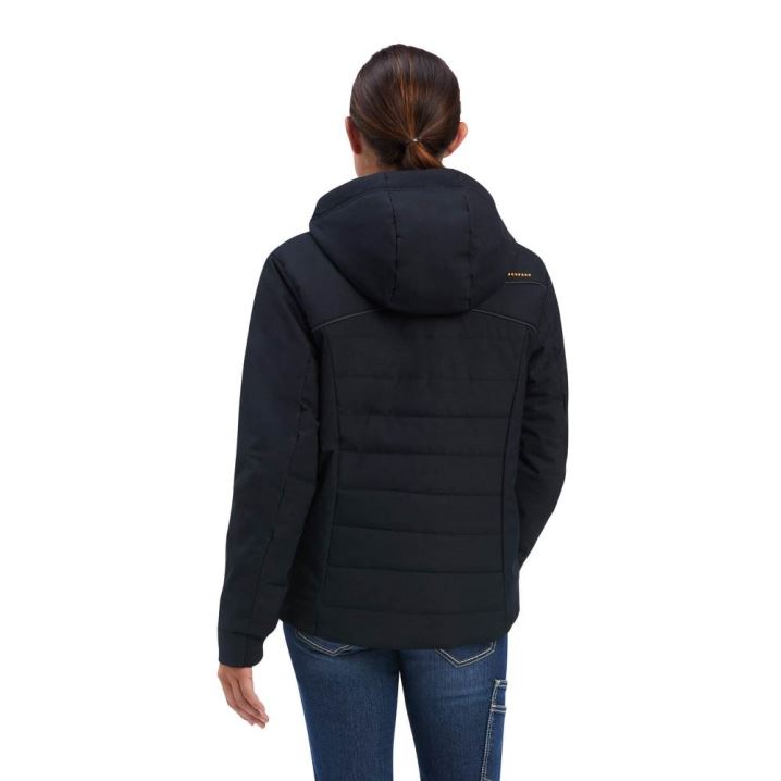 Ariat Rebar Valkyrie Stretch Canvas Insulated Jacket Črne | MzLkJlwA