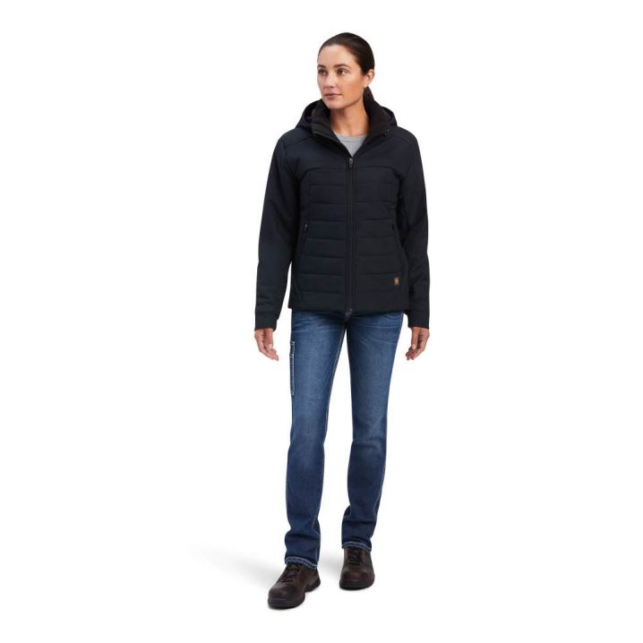 Ariat Rebar Valkyrie Stretch Canvas Insulated Jacket Črne | MzLkJlwA