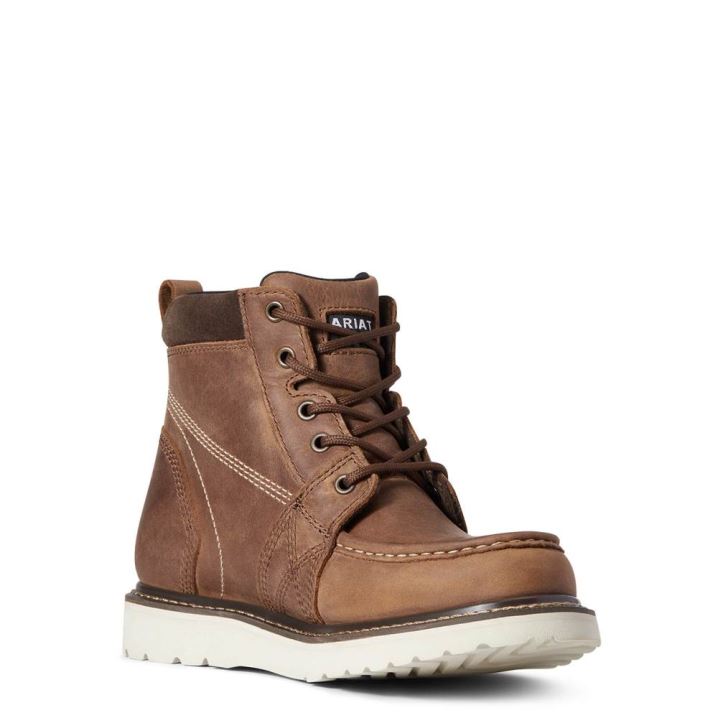 Ariat Rebar Wedge Moc Toe Waterproof Work Boot Oranžne | hDYTW9FN