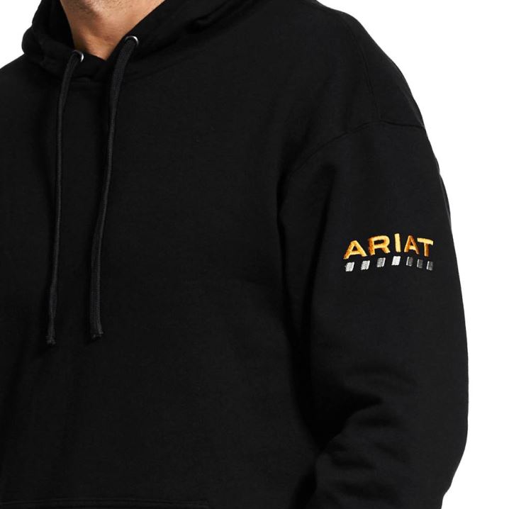 Ariat Rebar Workman Hoodie Črne | 3Xnyug4C