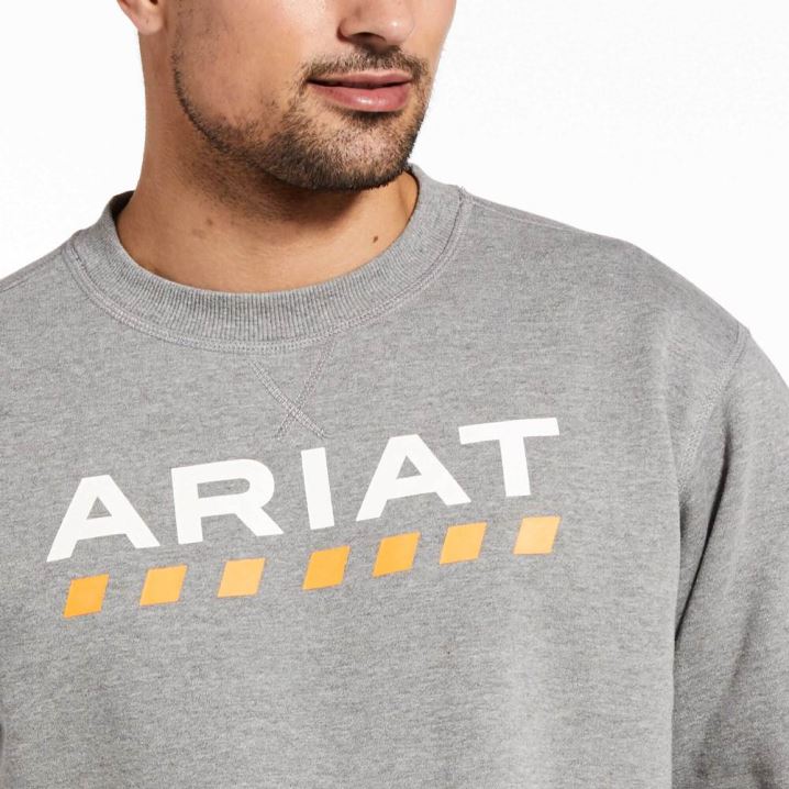 Ariat Rebar Workman Logo Sweatshirt Sive | tZ8J6jJ0