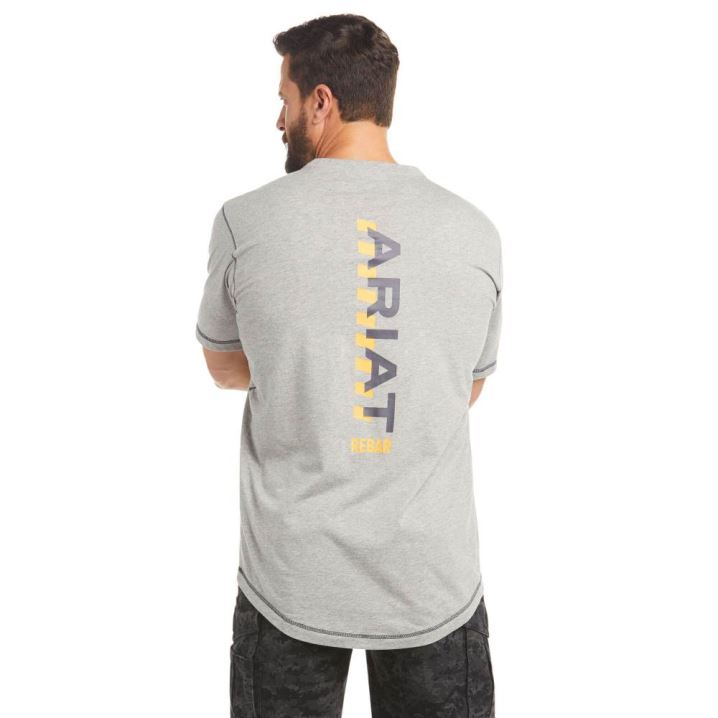 Ariat Rebar Workman Logo T-Shirt Sive | WiUkq6kt