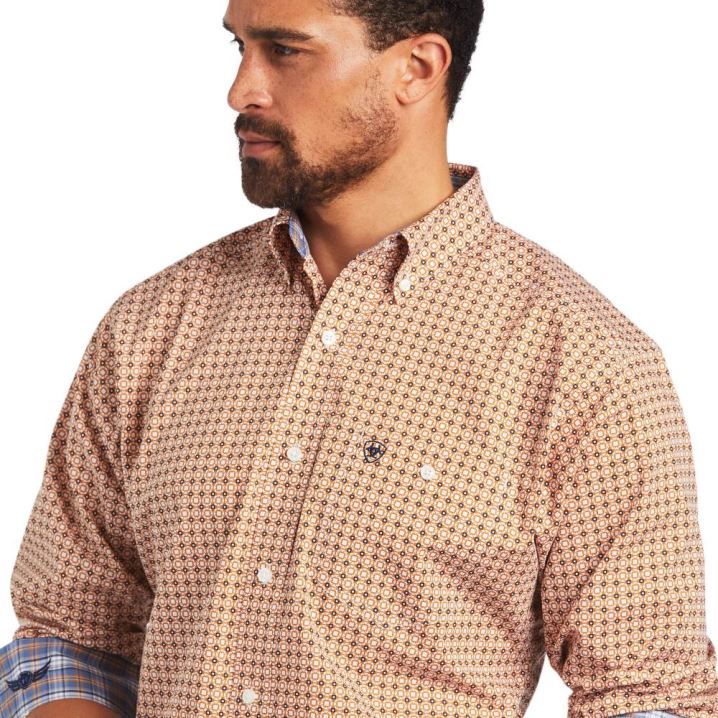 Ariat Relentless Braiding Stretch Classic Fit Shirt Zlate | 4q3m02VO