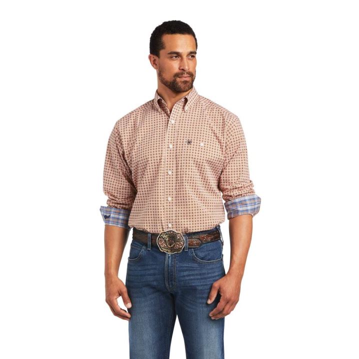 Ariat Relentless Braiding Stretch Classic Fit Shirt Zlate | 4q3m02VO