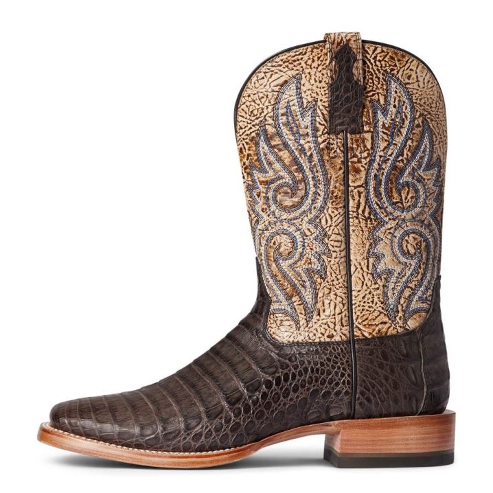 Ariat Relentless Denton Western Boot Čokolade | GBqjlDLq