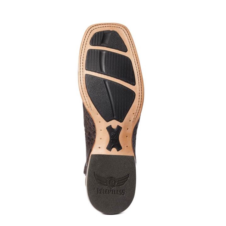 Ariat Relentless Denton Western Boot Čokolade | GBqjlDLq