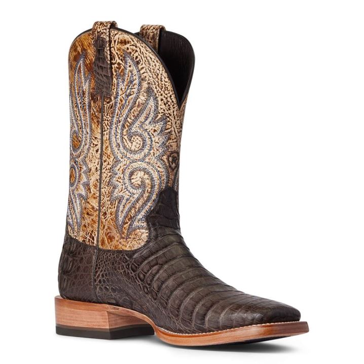 Ariat Relentless Denton Western Boot Čokolade | GBqjlDLq