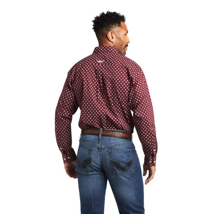 Ariat Relentless Inferno Stretch Classic Fit Shirt Zinfandel | F71QU1VC