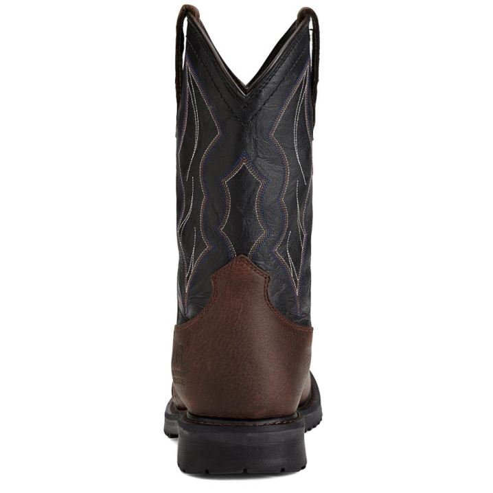 Ariat RigTek Wide Square Toe Waterproof Composite Toe Work Boot Rjave | eJwEwkkz