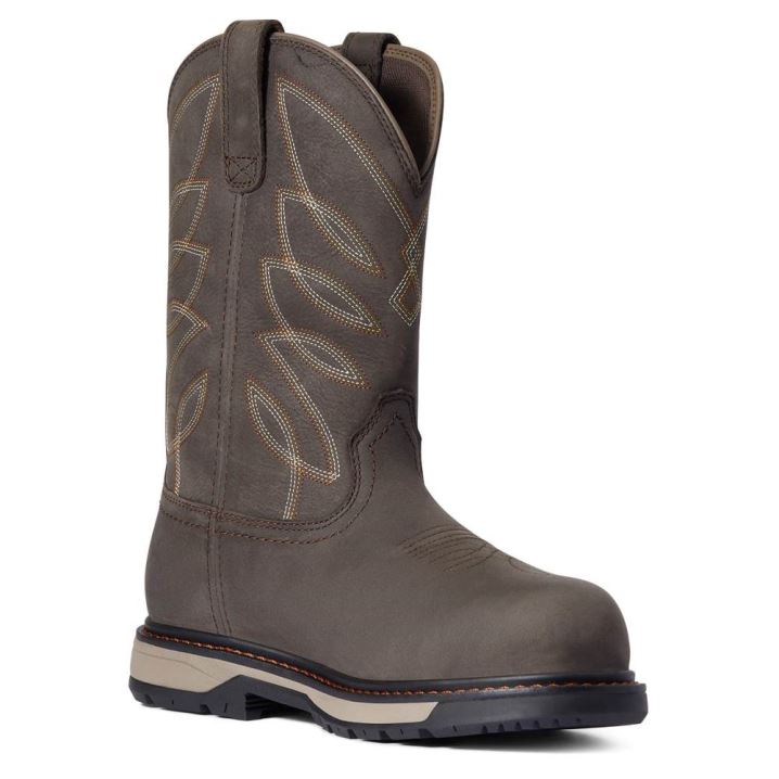 Ariat Riveter CSA Glacier Grip Waterproof 400g Composite Toe Work Boot Temno | eXYwTBdP