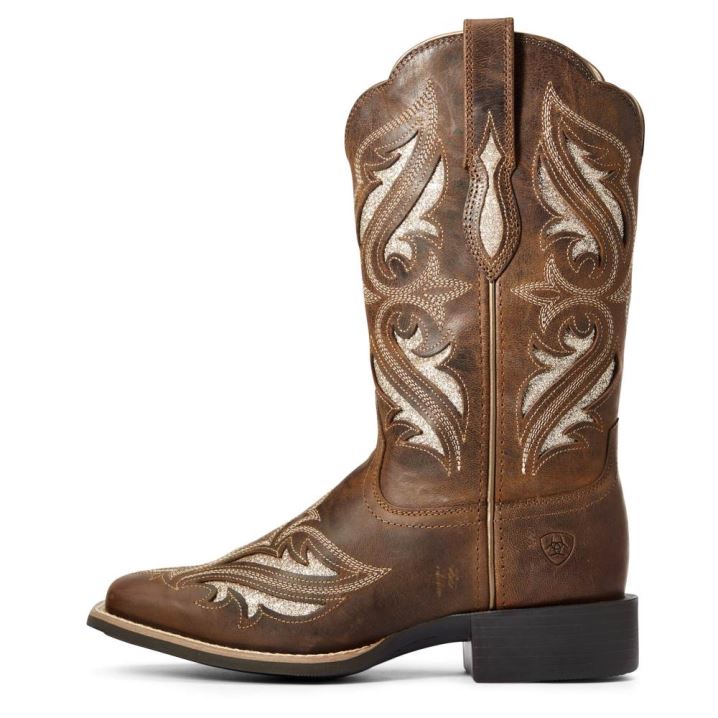 Ariat Round Up Bliss Western Boot Rjave | J909jY0p