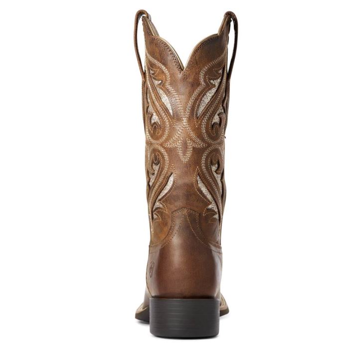 Ariat Round Up Bliss Western Boot Rjave | J909jY0p