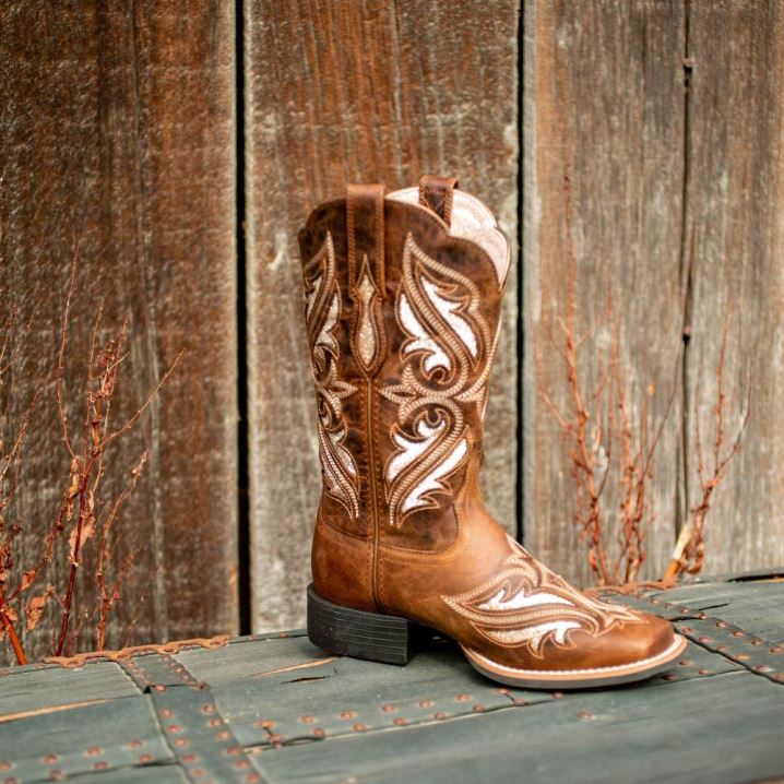 Ariat Round Up Bliss Western Boot Rjave | J909jY0p