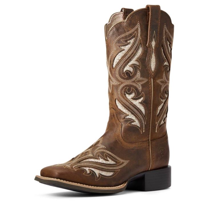 Ariat Round Up Bliss Western Boot Rjave | J909jY0p