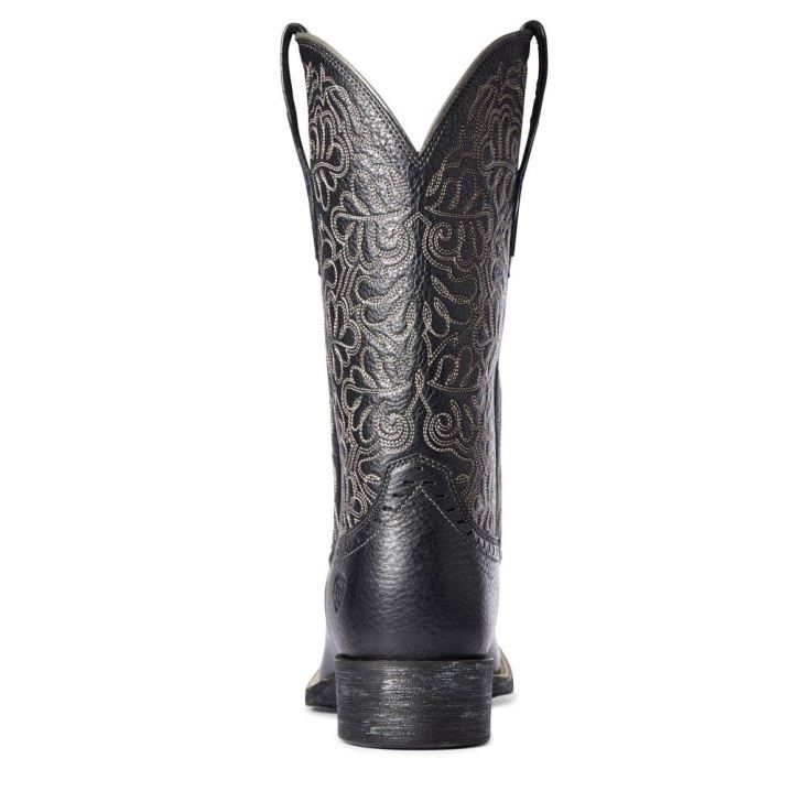 Ariat Round Up Remuda Western Boot Črne Rjave | 7UG6lM3Q