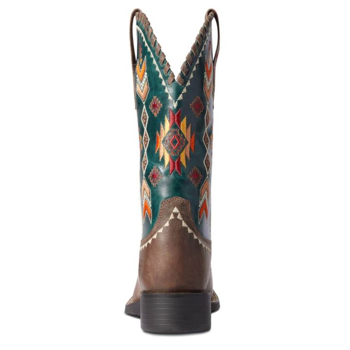 Ariat Round Up Skyler Western Boot Svetlo Rjave | NVvK763I