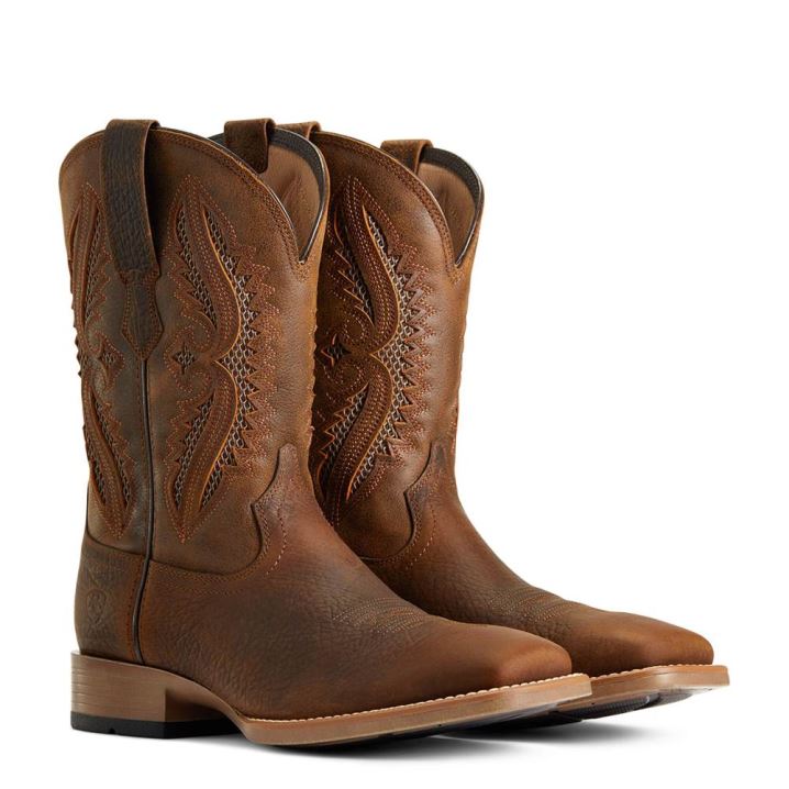 Ariat Rowder VentTek 360° Western Boot Earth | Spih48Tq