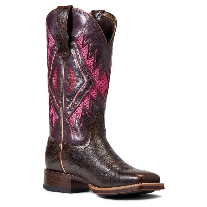 Ariat Sienna VentTek 360° Western Boot Čokolade | TO7Nf9QY