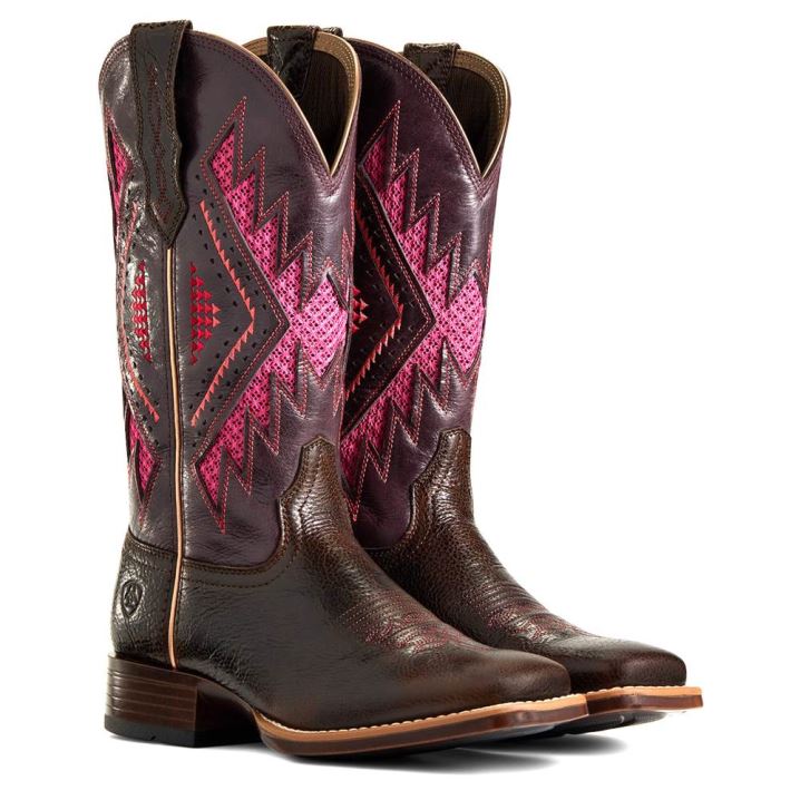 Ariat Sienna VentTek 360° Western Boot Čokolade | TO7Nf9QY