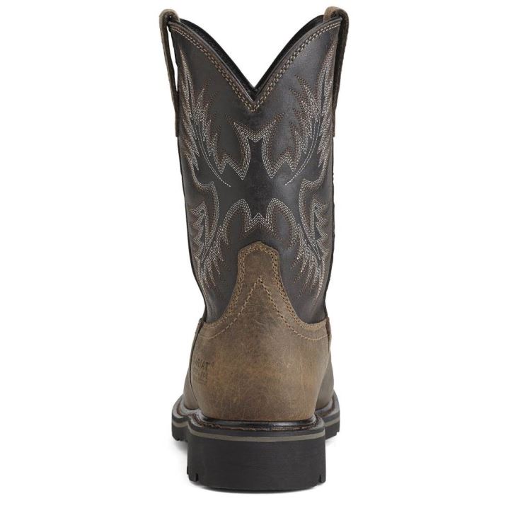 Ariat Sierra Puncture Resistant Steel Toe Work Boot Earth | A1UAFjXX