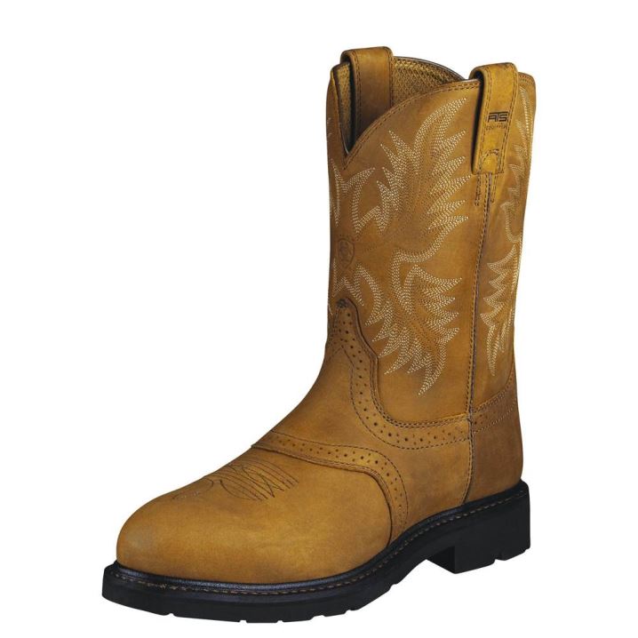 Ariat Sierra Saddle Steel Toe Work Boot Aged Bark | ImXzOXko