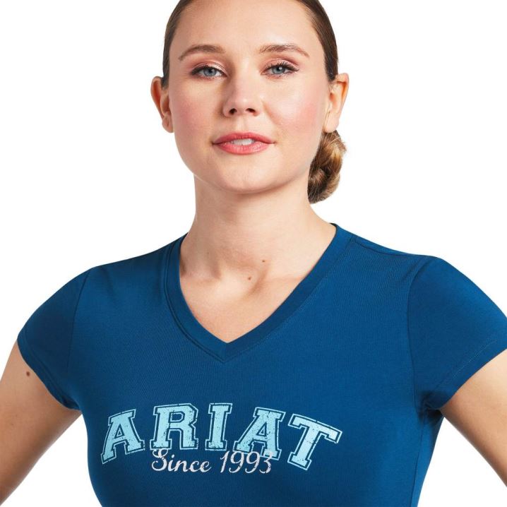 Ariat Since 1993 T-Shirt Modre | zU2YbneO