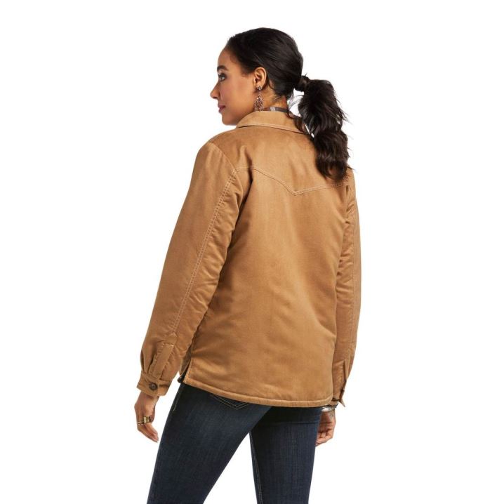 Ariat Slap Faux Suede Shirt Jacket Rubber | tsGMcFIo