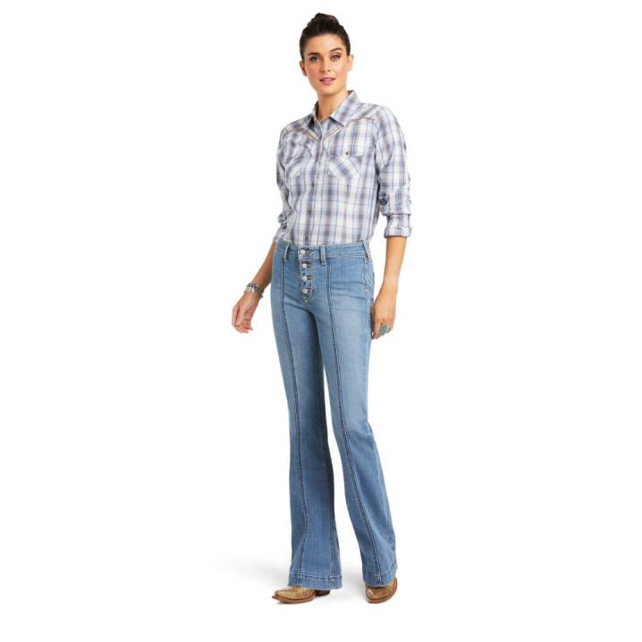 Ariat Slim Trouser Rylee Wide Leg Jean Bombshell | 5k2GJezZ