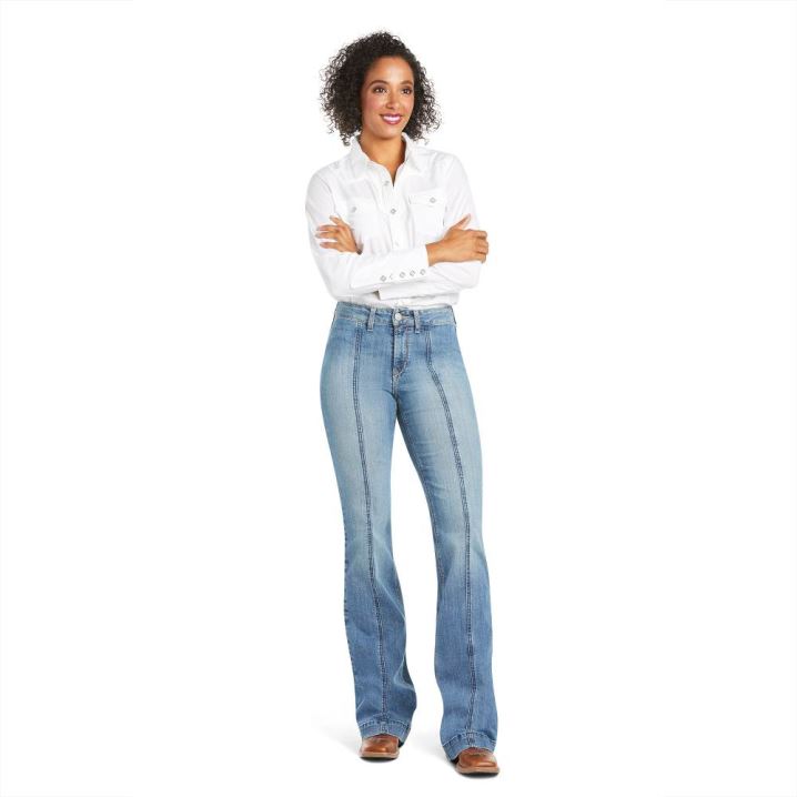 Ariat Slim Trouser Rylee Wide Leg Jean Bombshell | 5k2GJezZ