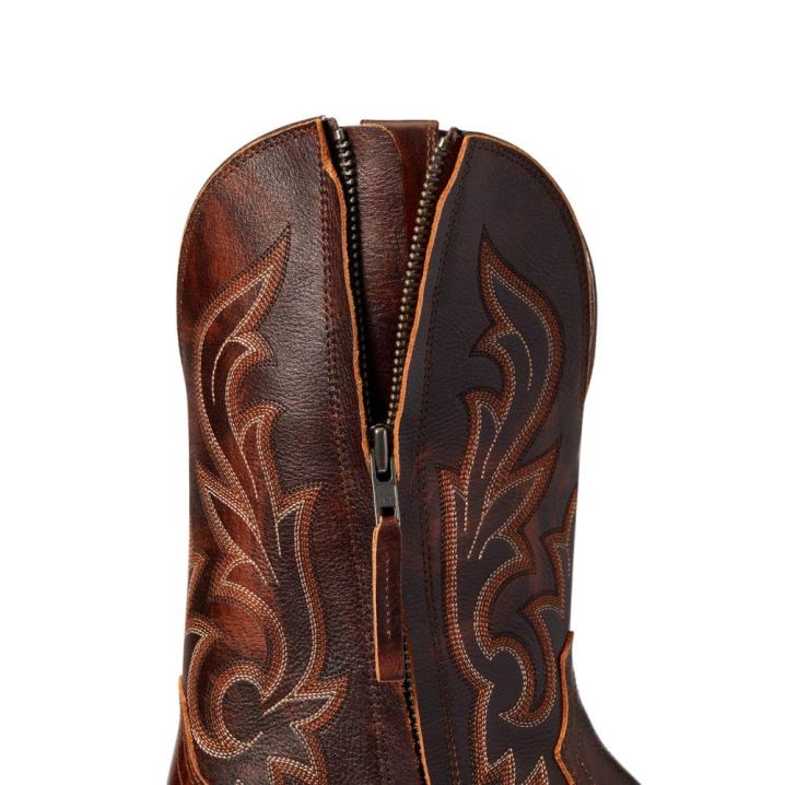 Ariat Slim Zip Ultra Western Boot Rdeče Rjave | CHNcTLCw