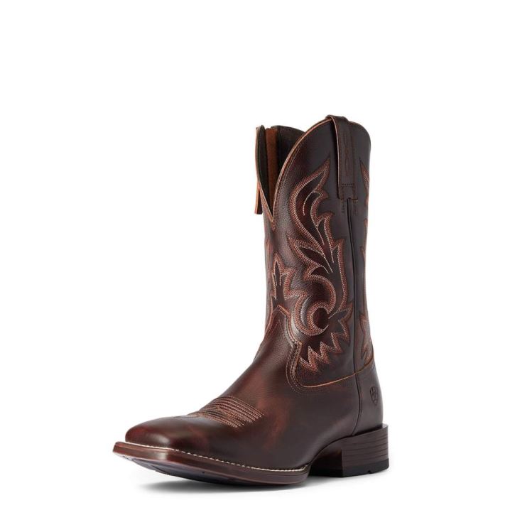 Ariat Slim Zip Ultra Western Boot Rdeče Rjave | CHNcTLCw