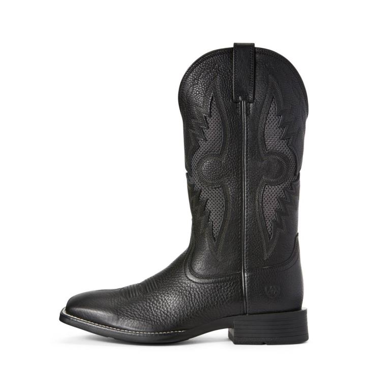 Ariat Solado VentTEK Western Boot Črne Temno Sive | Z0tbDqM0