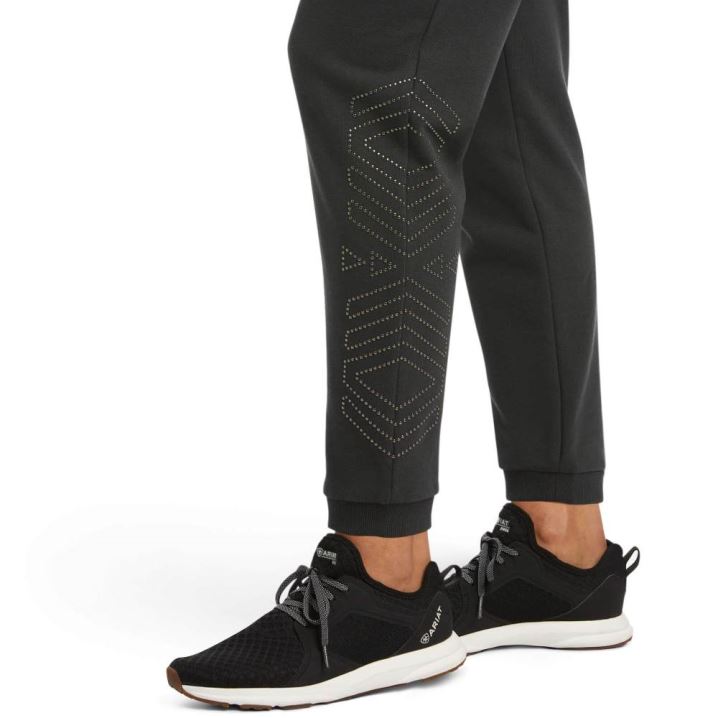 Ariat Spark Sweatpants Črne | 5xTLqU5D