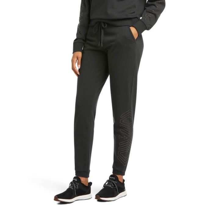 Ariat Spark Sweatpants Črne | 5xTLqU5D