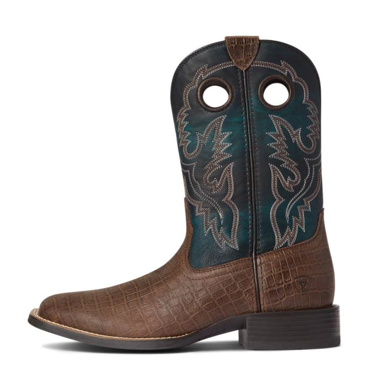 Ariat Sport Buckout Western Boot Čokolade | Z0BEdZLl