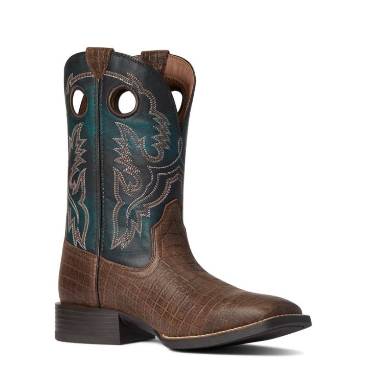 Ariat Sport Buckout Western Boot Čokolade | Z0BEdZLl