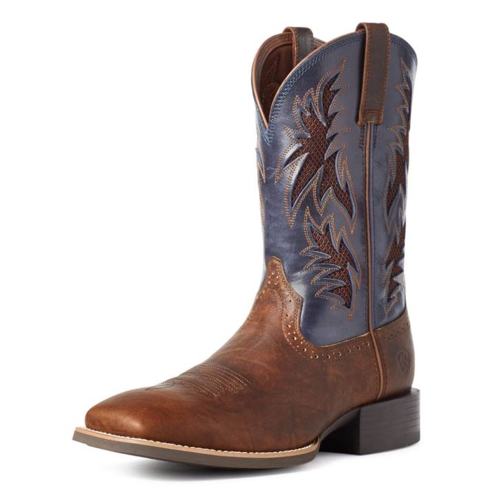 Ariat Sport Cool VentTEK Western Boot Rjave | NAyl9F6n