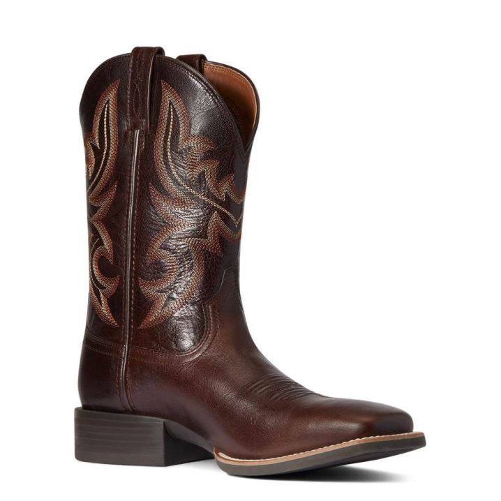 Ariat Sport Cow Country Western Boot Rjave | ojBMtJsw