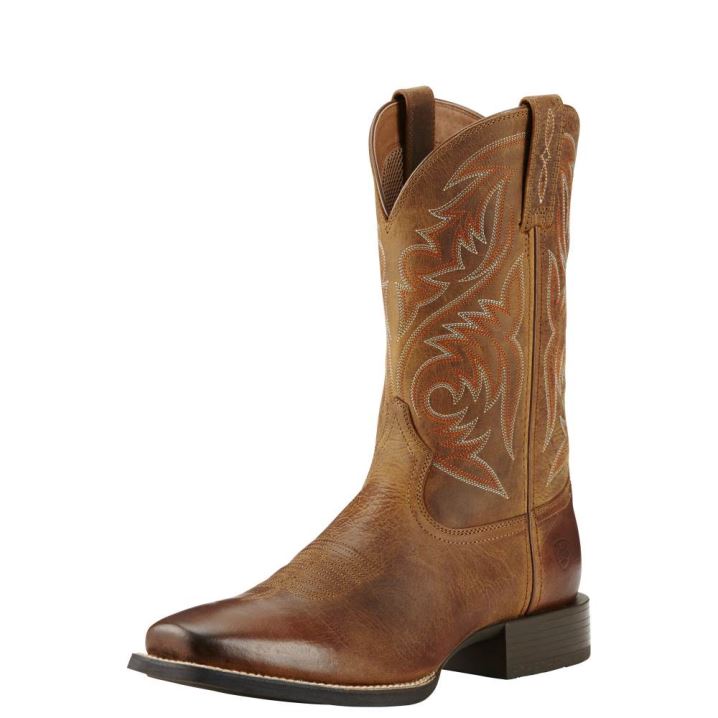 Ariat Sport Herdsman Western Boot Rjave | W0epGJ56