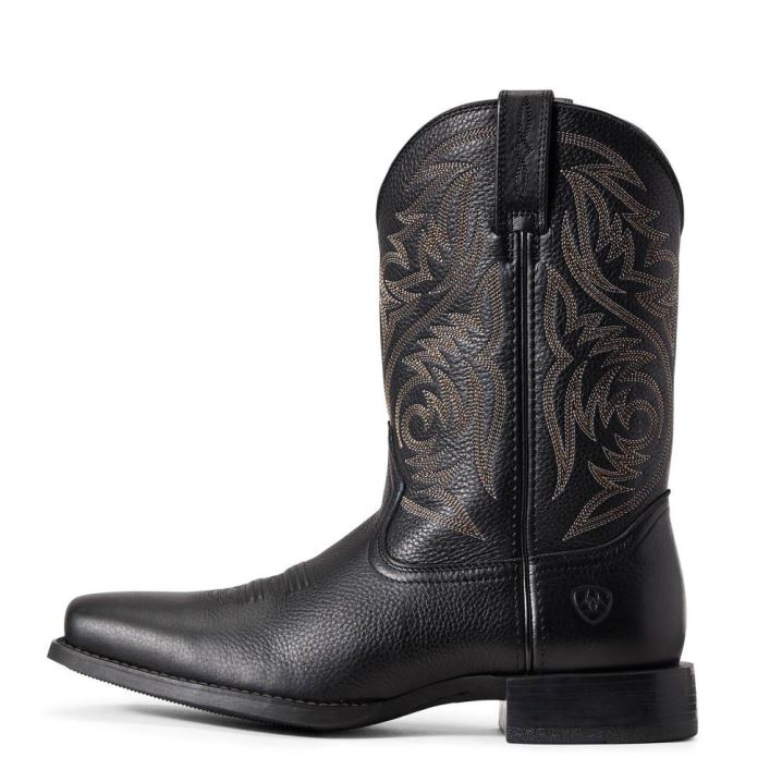 Ariat Sport Herdsman Western Boot Črne Rjave | o8hu0Y4K