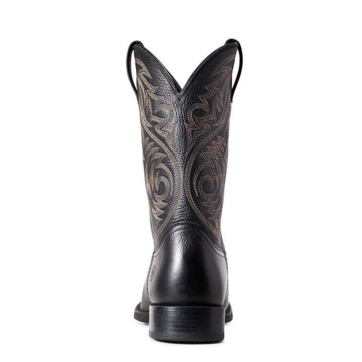 Ariat Sport Herdsman Western Boot Črne Rjave | o8hu0Y4K