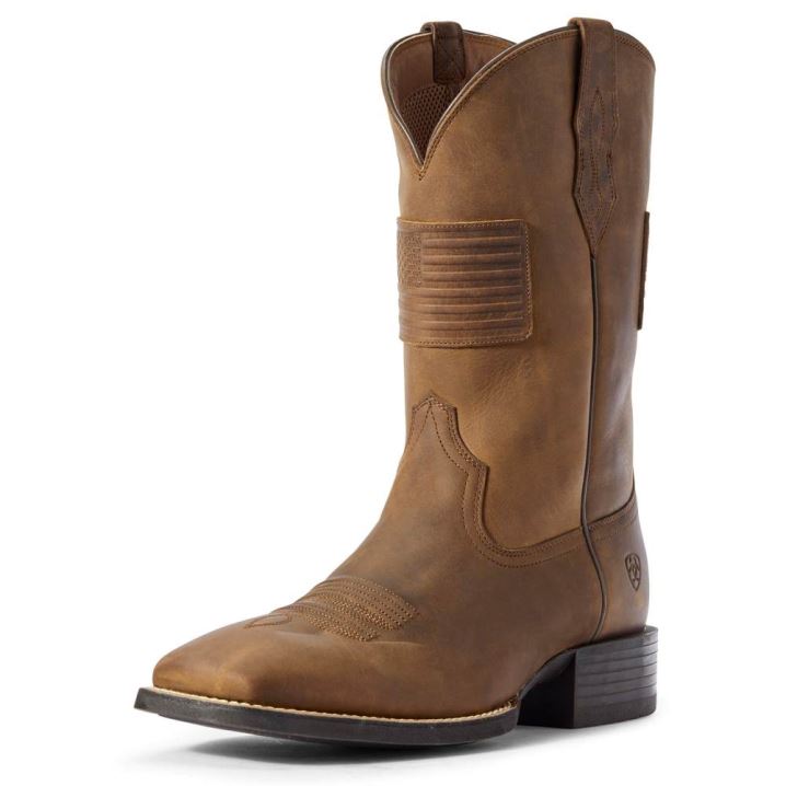 Ariat Sport Patriot II Western Boot Rjave | fSHuf7pk