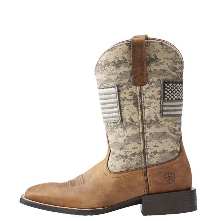 Ariat Sport Patriot Western Boot Rjave | S58paq7j