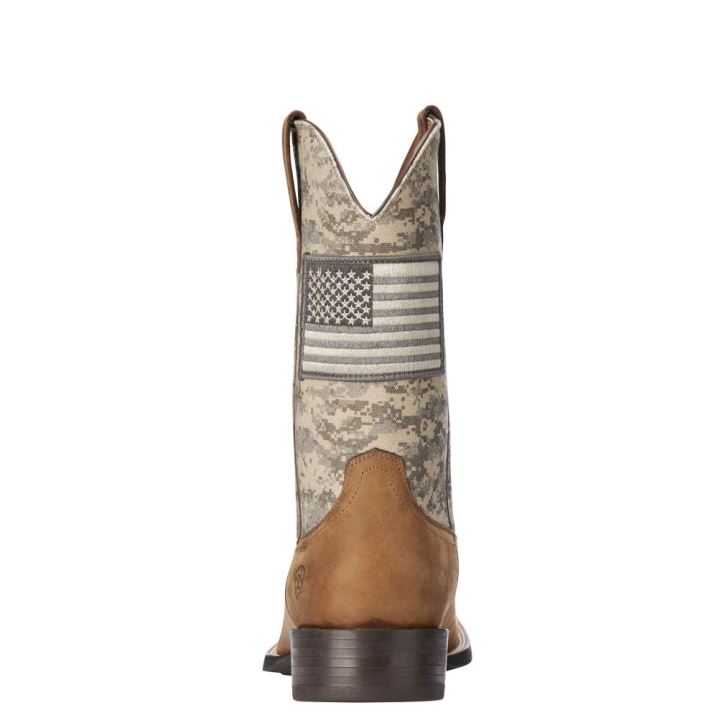 Ariat Sport Patriot Western Boot Rjave | S58paq7j