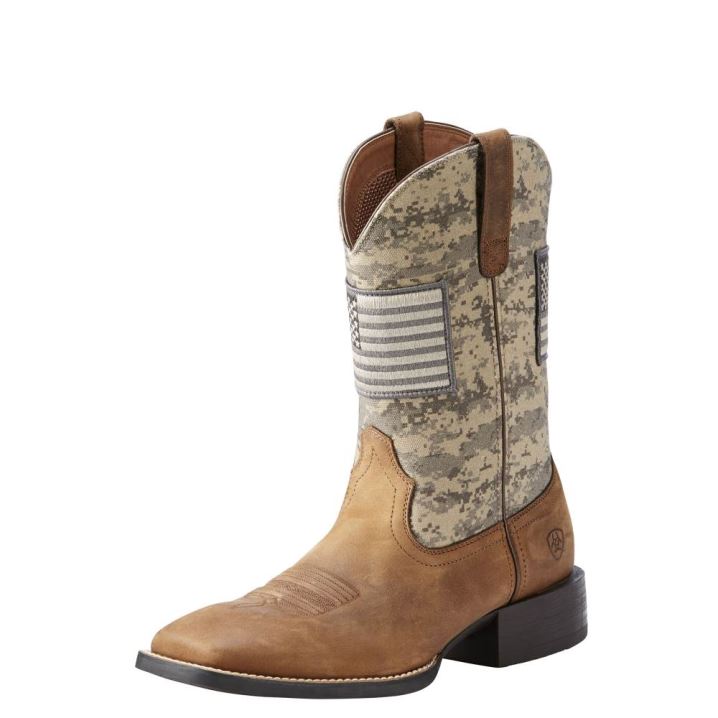 Ariat Sport Patriot Western Boot Rjave | S58paq7j