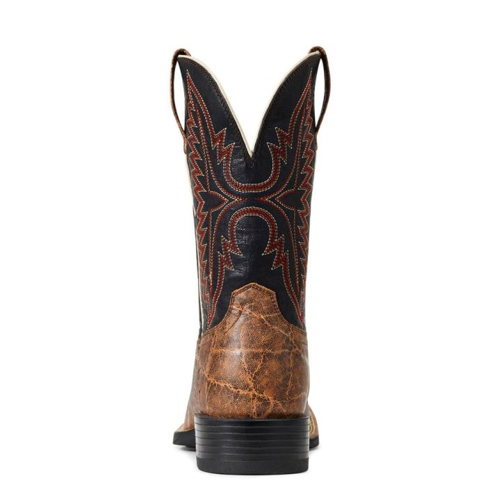 Ariat Sport Smokewagon Western Boot Grizzly Elephant Print | lOfqNr8L