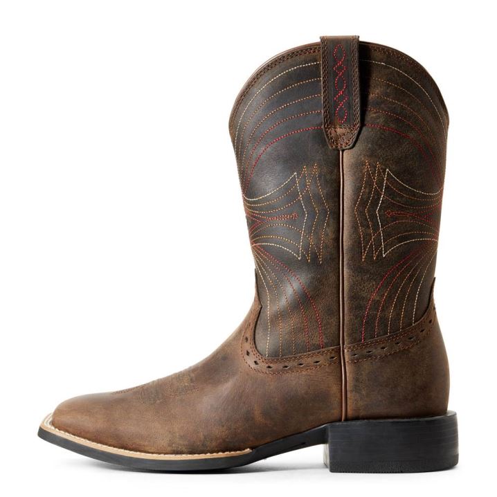 Ariat Sport Wide Square Toe Western Boot Rjave | ezeapRhe